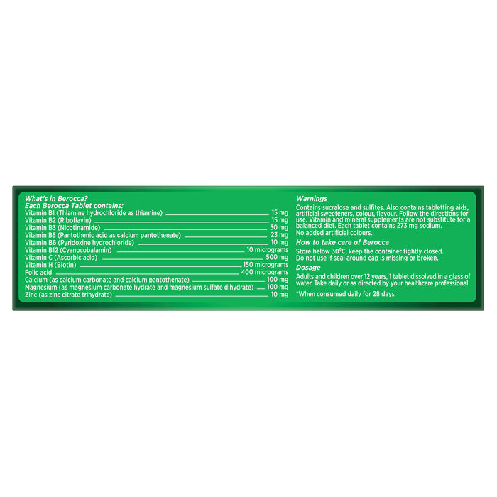 Berocca Energy Mango And Orange Effervescent Tablets 15