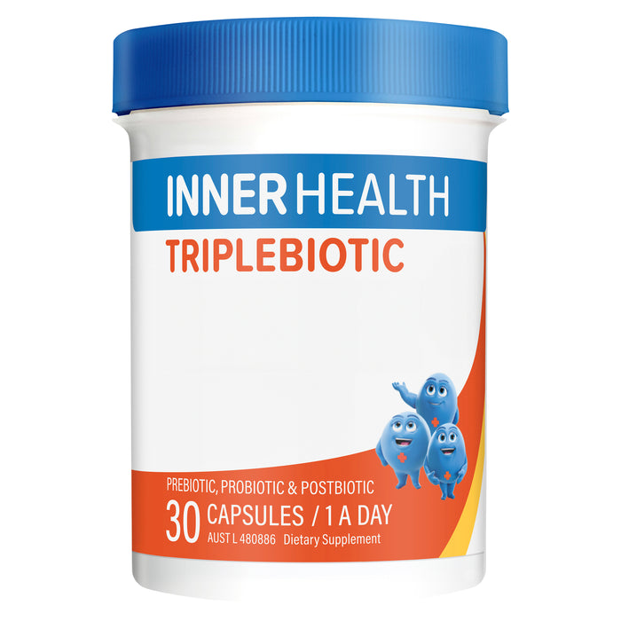 Inner Health Triple Biotic 30 Capsules.