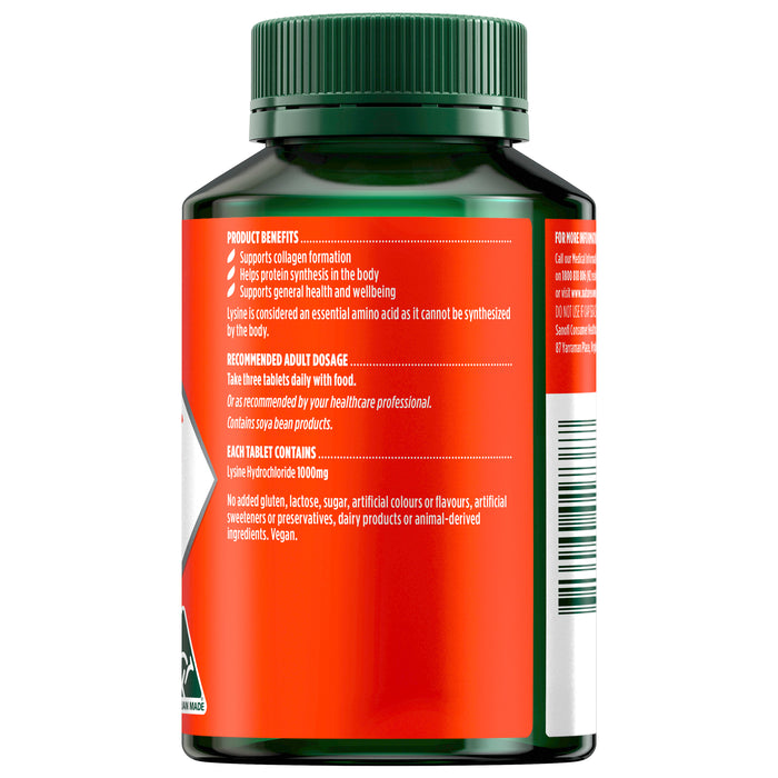 Nature's Own Double Strength Cold Sore Relief 100 Tablets.