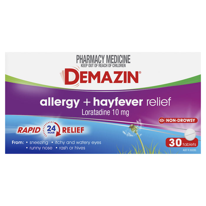 Demazin Allergy + Hayfever 30 Tablets