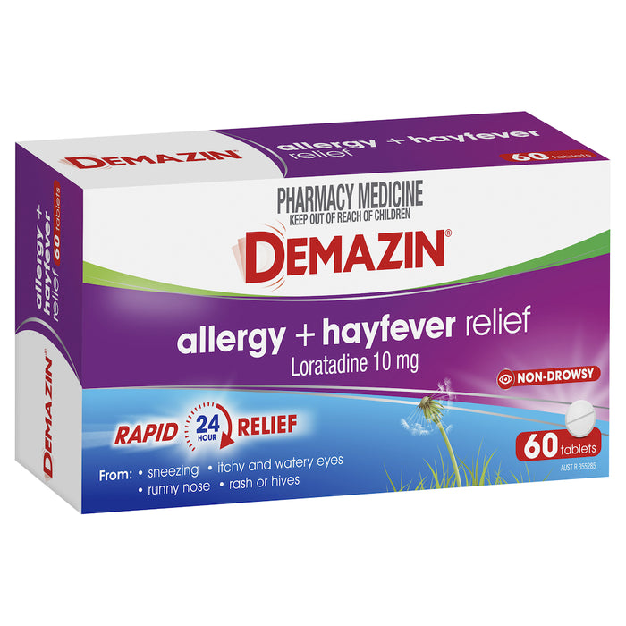 Demazin Allergy + Hayfever 60 Tablets