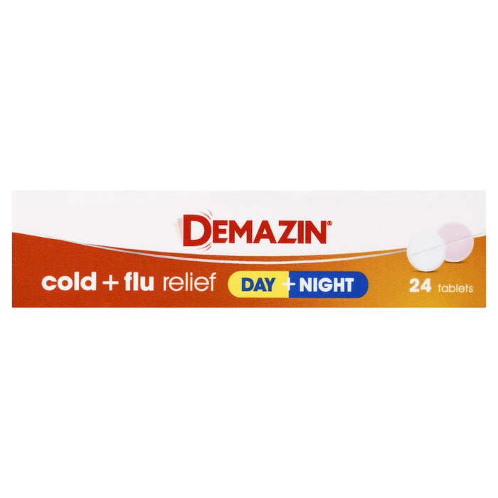 Demazin PE Day & Night Cold & Flu Relief Tablets 24