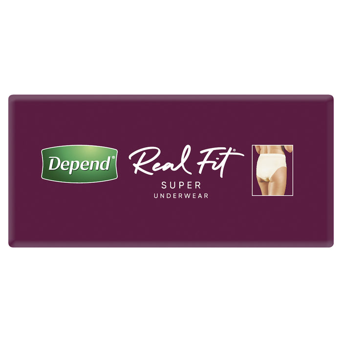 Depend Realfit Underwear Super Female Extra Large 8 Pack