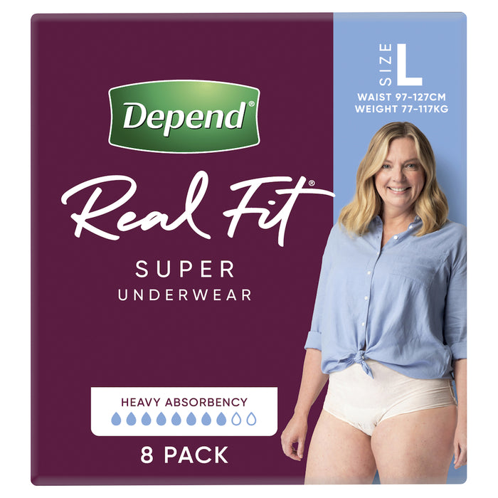 Depend Realfit 内衣超女大号 8 件装