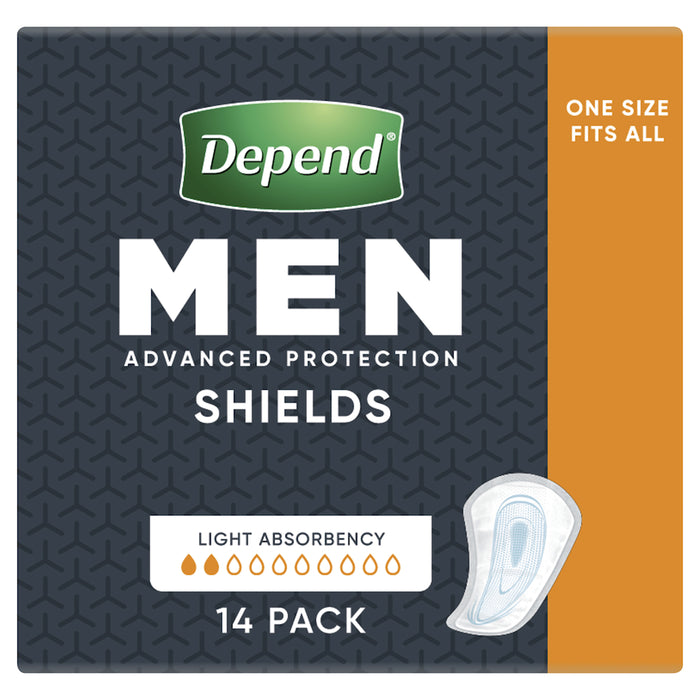 Depend Shields For Men 14 Pack