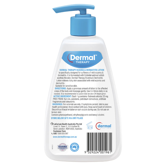 Dermal Therapy Eczema Moisturising Lotion 250ml