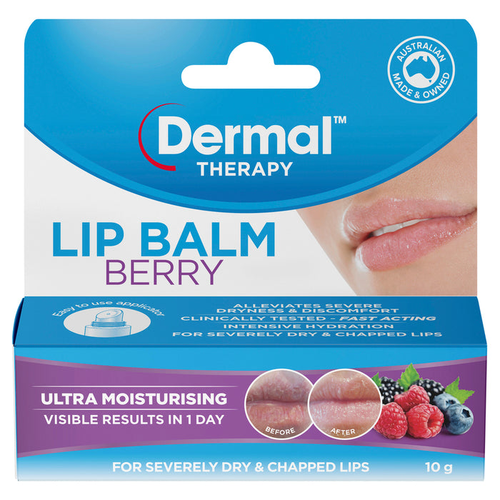 Dermal Therapy Lip Balm Berry 10g