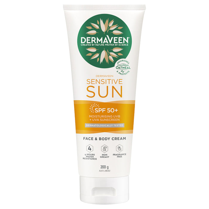 Dermaveen Daily Nourish Revive & Protect Body Moisturiser SPF50+ 200g