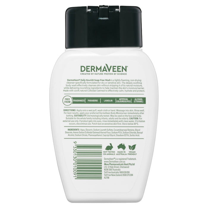 Dermaveen Daily Nourish Soap Free Wash 250ml