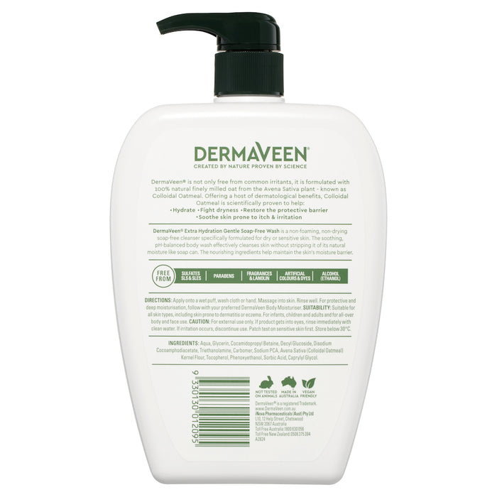 Dermaveen Extra Gentle Soap Free Wash 1 Litre