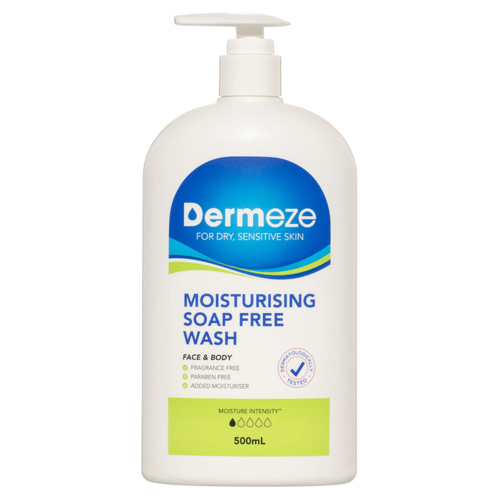 Dermeze Moist Soap Free Wash 500ml