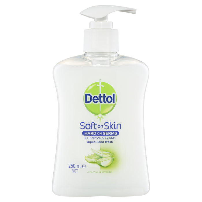 Dettol Liquid Hand Wash Aloe Vera Pump Anti-Bacterial 250ml