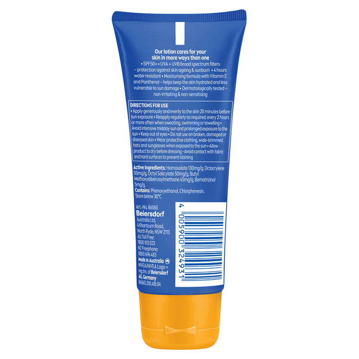 Nivea Sun Protect & Moisture Sun Lotion SPF 50+ 100ml.