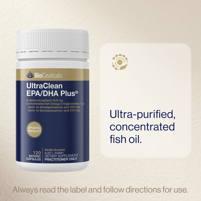 Bioceuticals Ultraclean Epa/Dha Plus 120 Soft Capsules
