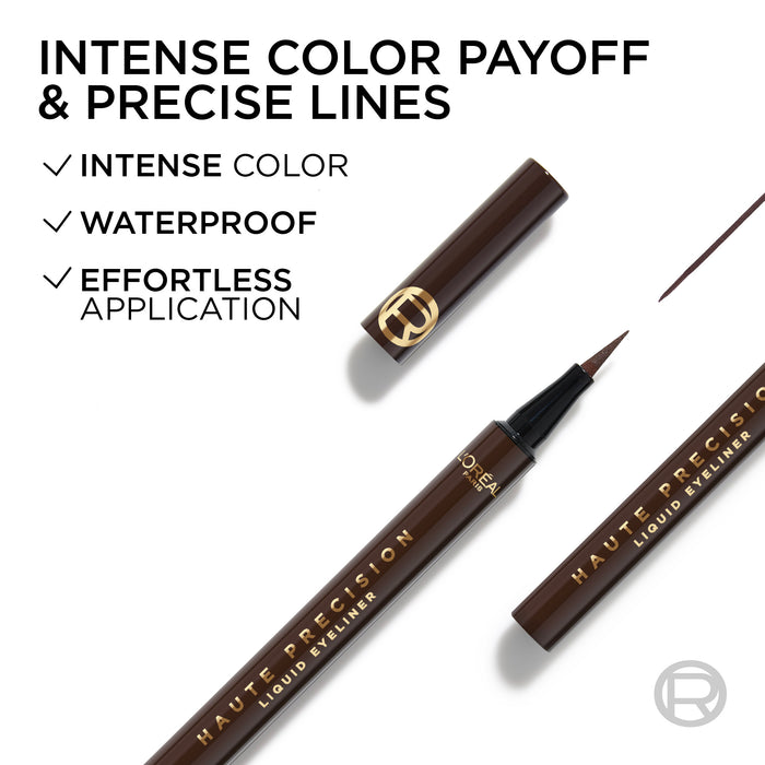 L'Oreal Paris Haute Precision Felt-tip Eyeliner Brun Leather