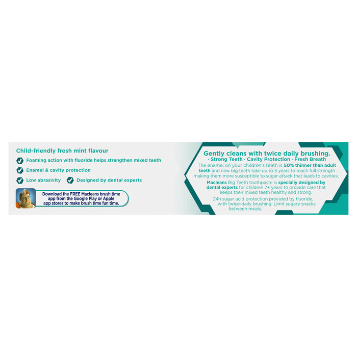 Macleans Toothpaste Big Teeth 63g