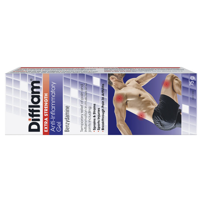 Difflam Gel Extra Strength 5% 75g