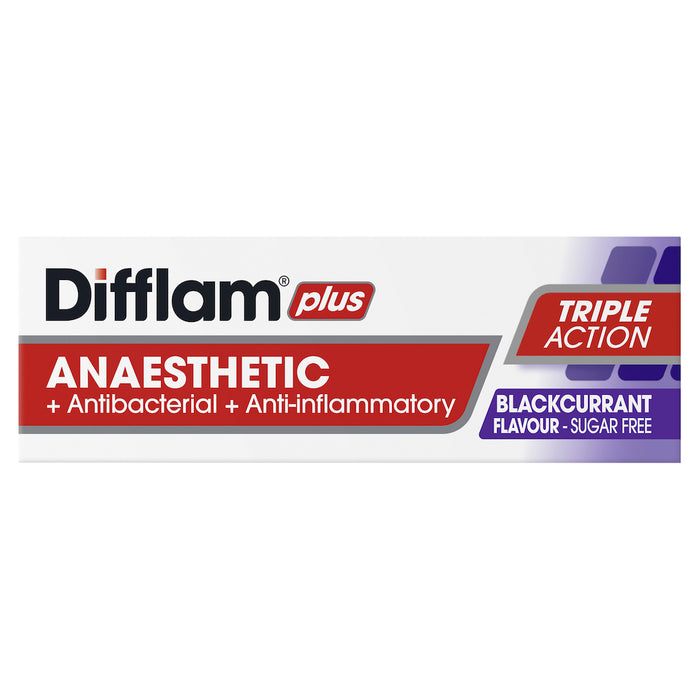 Difflam Plus Sore Throat Lozenge Plus Anaesthetic Blackcurrant 16