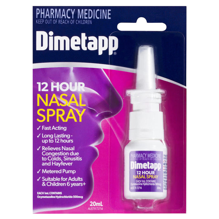 Dimetapp Adult 12 Hour Nasal Spray 20ml