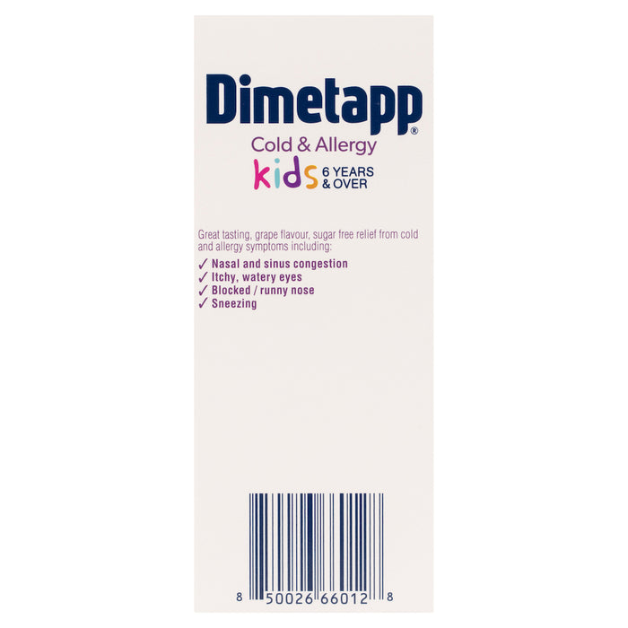 Dimetapp Cold & Allergy Kids 6 Years + 200ml