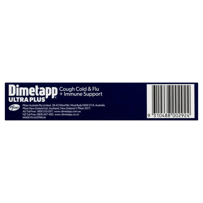 Dimetapp Ultra Plus Cough Cold & Flu + Immune 24