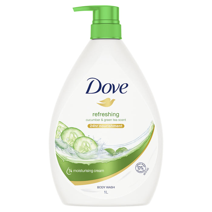 Dove Body Wash Refreshing Cucumber & Green Tea 1 Litre