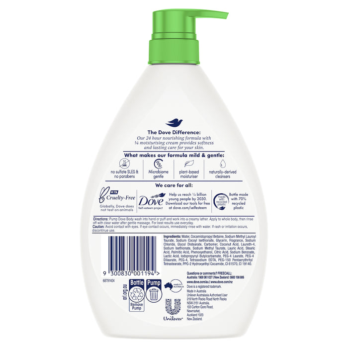 Dove Body Wash Refreshing Cucumber & Green Tea 1 Litre