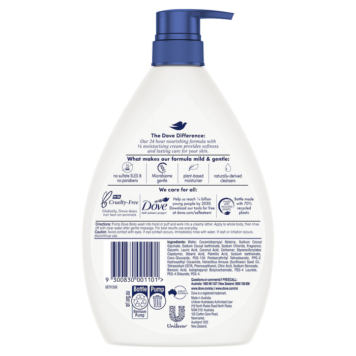 Dove Body Wash Triple Moisturiser 1 Litre