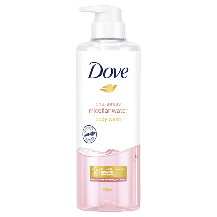 Dove Anti-Stress Micellar Water Body Wash 500ml