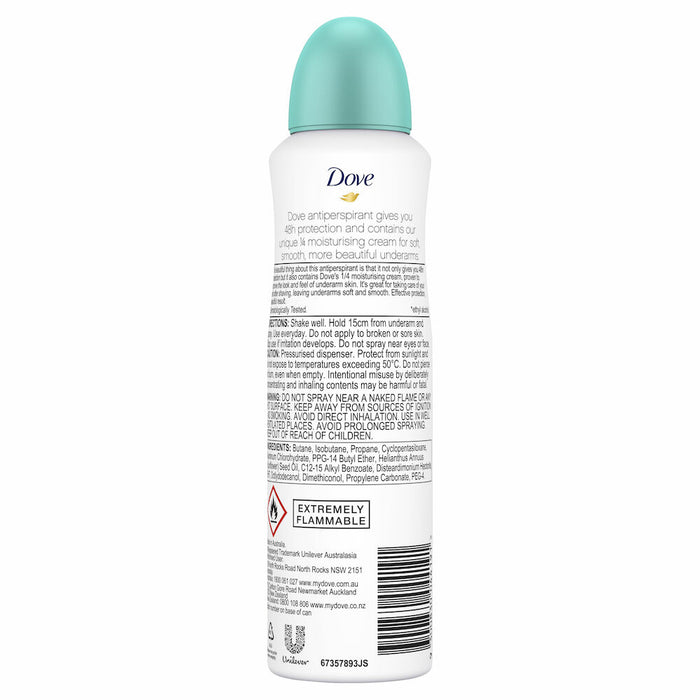 Dove Women Antiperspirant Deodorant Aerosol Sensitive 150g