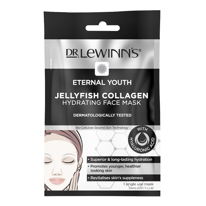 Dr LeWinn's Eternal Youth Jellyfish Collagen Hydrating Face Mask 1 Single Use