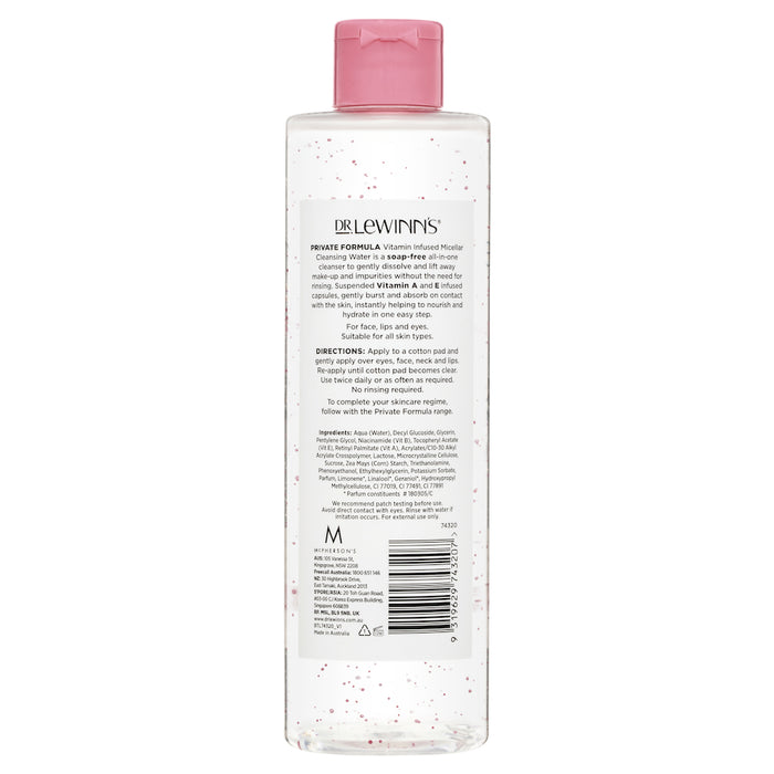 Dr LeWinn's Micellar Water 400ml