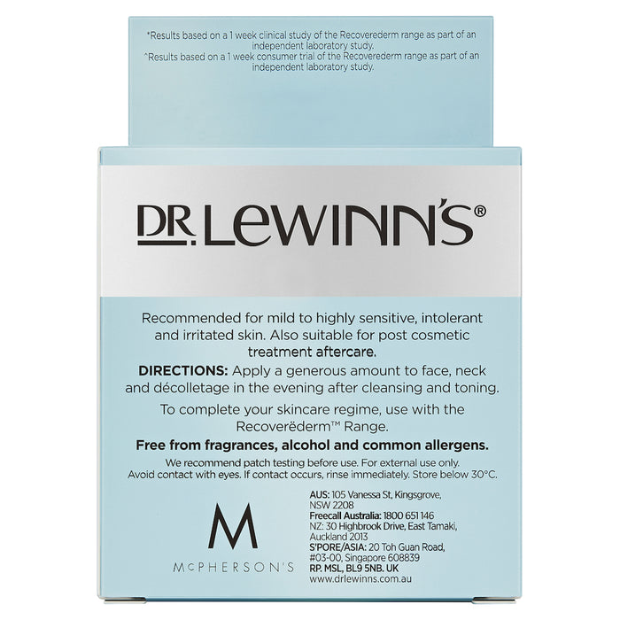 Dr LeWinn's Recoverëderm Intensive Overnight Barrier Repair Balm 50ml