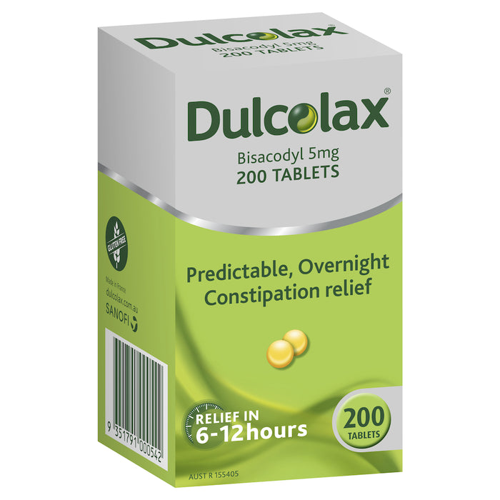 Dulcolax 5mg 200 Tablets