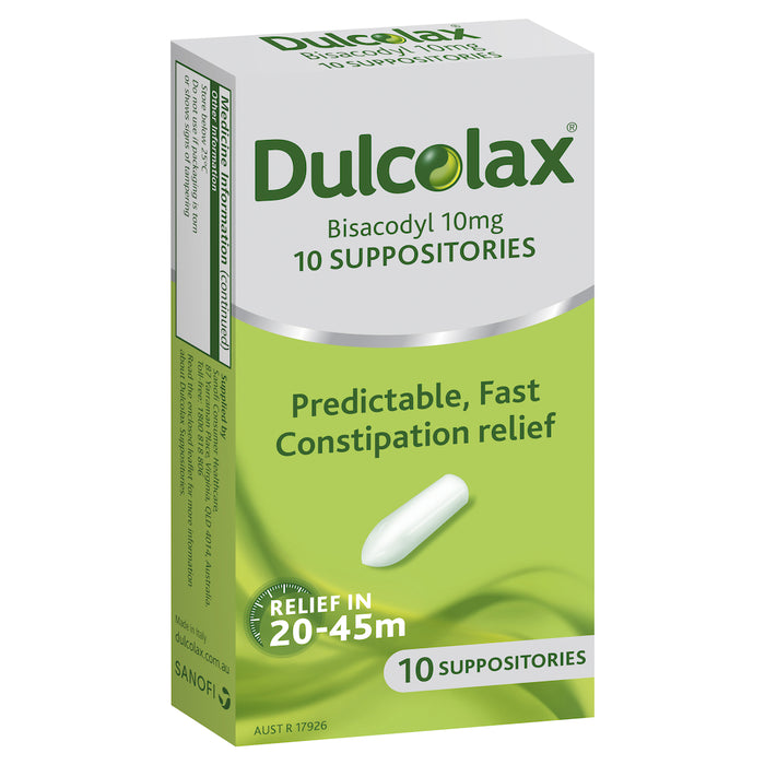 Dulcolax Suppositories 10mg 10