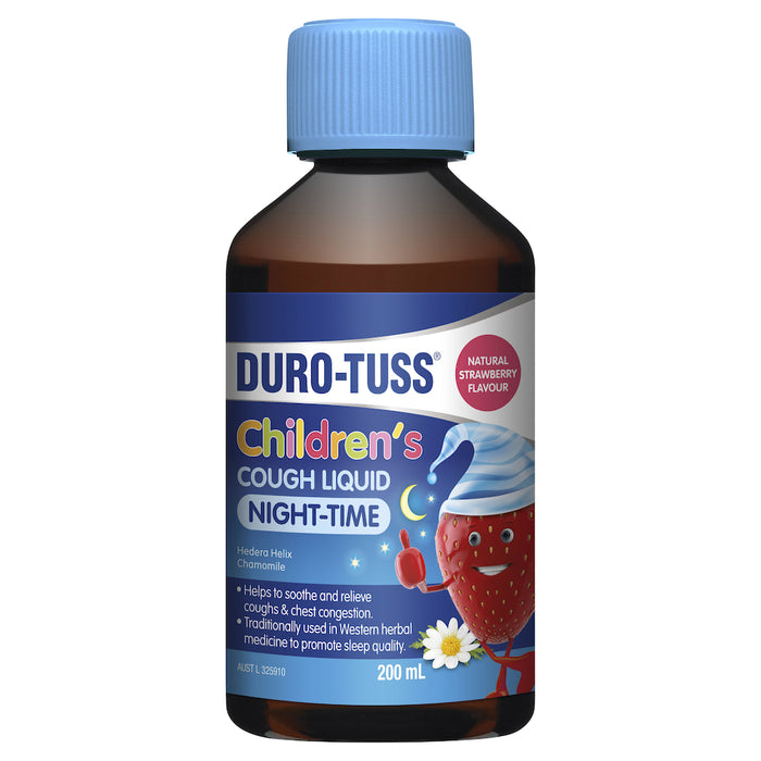 Durotuss Child Night Cough Liquid Strawberry 200ml