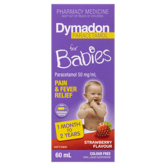 Dymadon 1 Month - 2 Years 60ml Strawberry