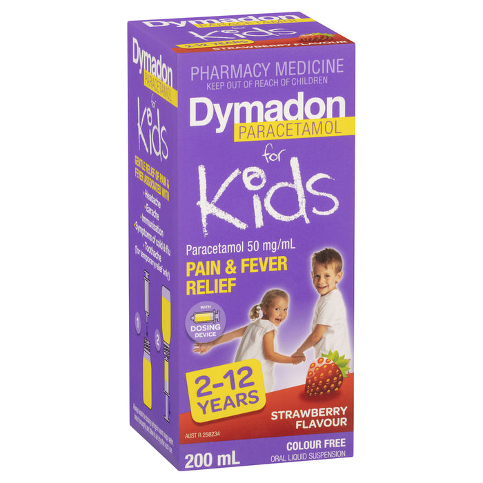 Dymadon 2 -12 Years 200ml Strawberry