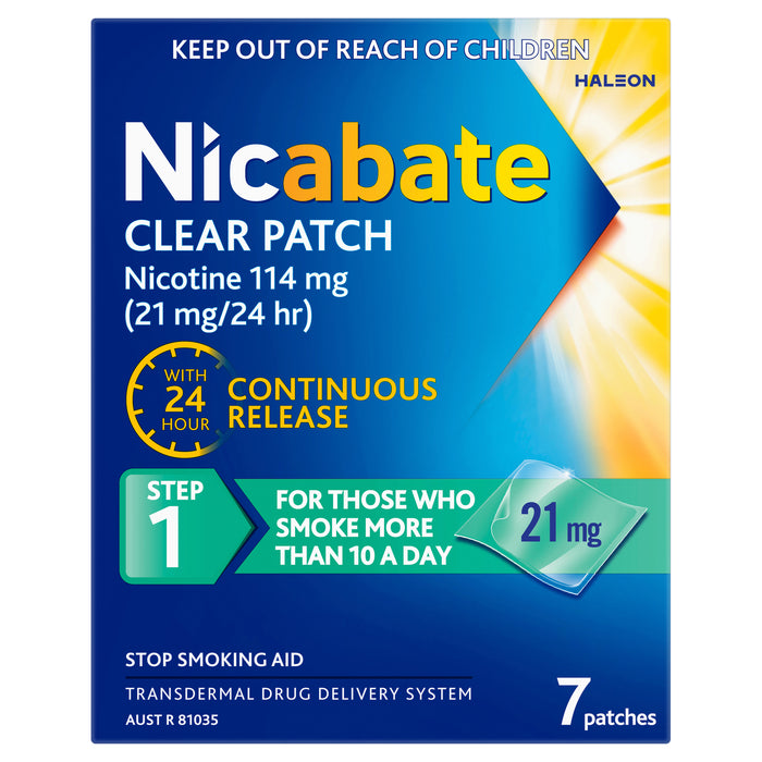 Nicabate Patch Clear 21mg 7