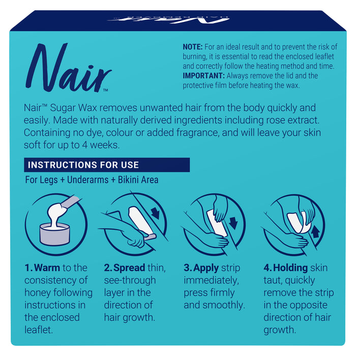 Nair Sugar Wax Rose 508g