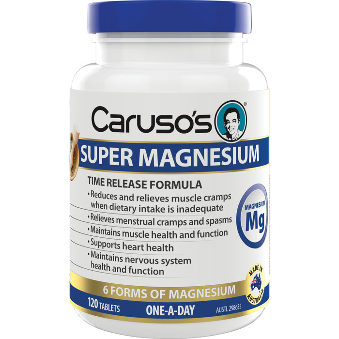 Caruso's Super Magnesium 120 Tablets.
