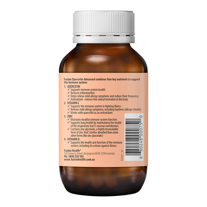 Fusion Quercetin Advanced 60 Capsules