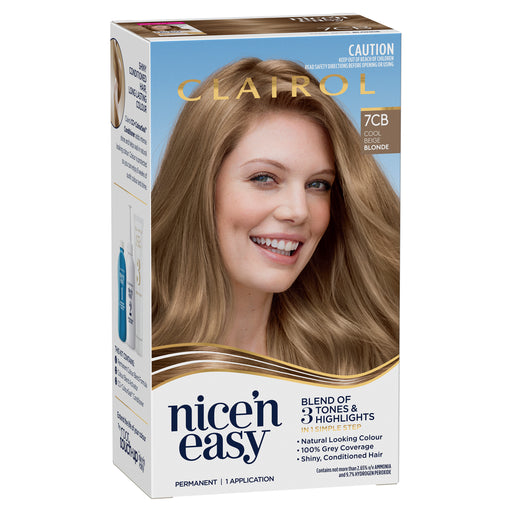 Clairol Nice N Easy 7CB Dark Champagne Blonde.