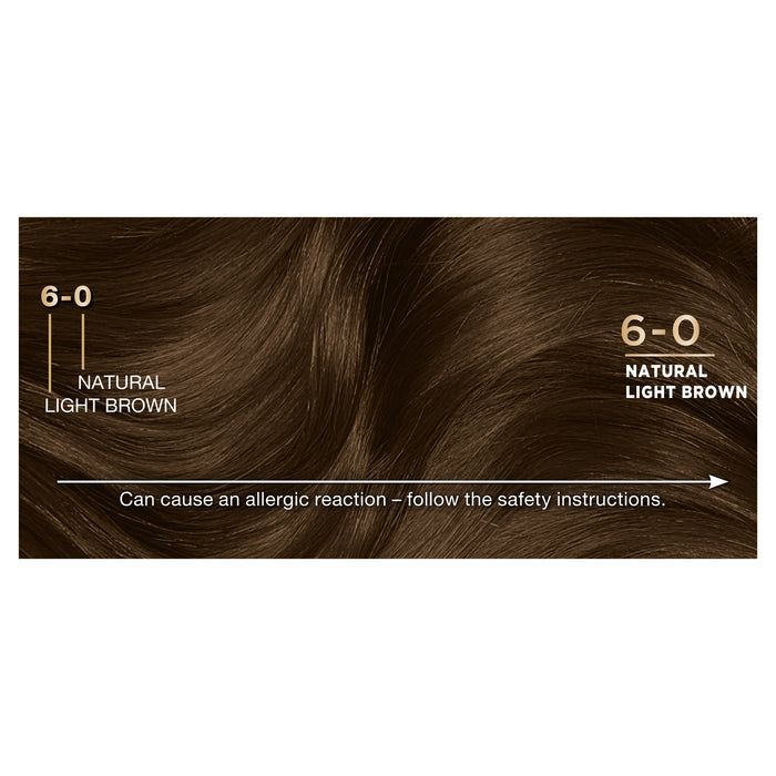 Napro Palette 6-0 Natural Light Brown Hair Colour.