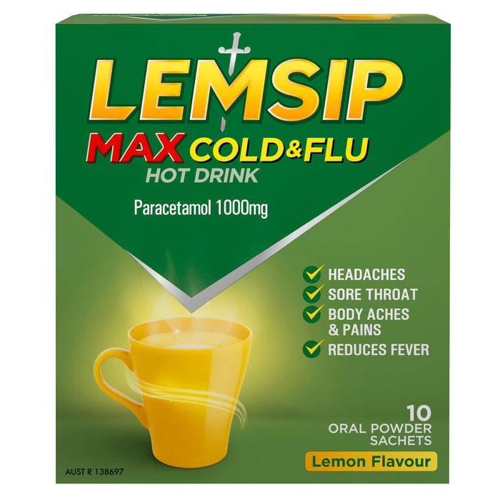 Lemsip Sachets Maximum Strength 10.