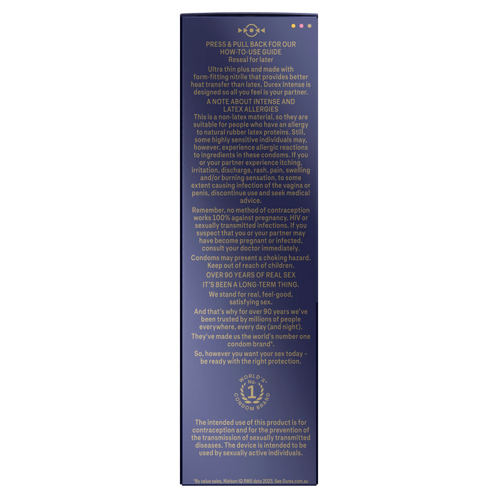 Durex Intense Condom Regular 10Pack