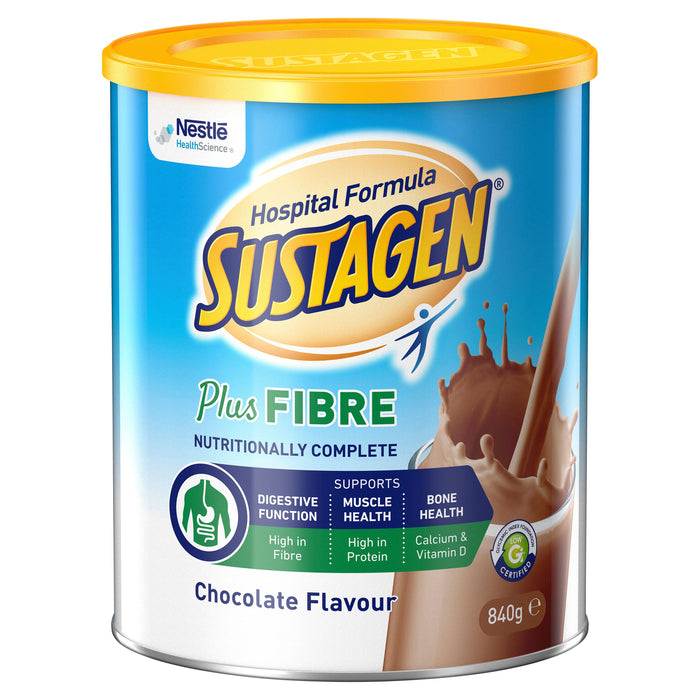 Sustagen Hospital  Active + Fibre Chocolate 840g.