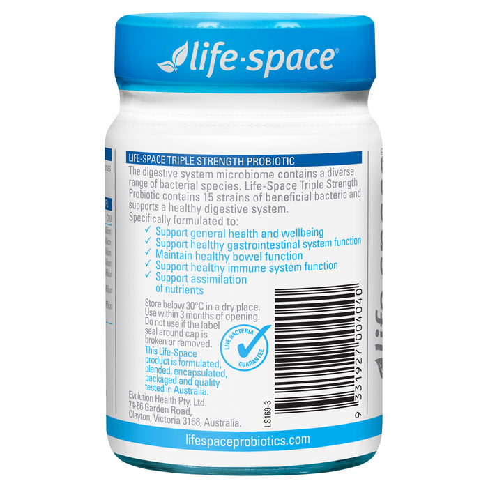 Life Space Triple Strength Probiotic 30 Caps.