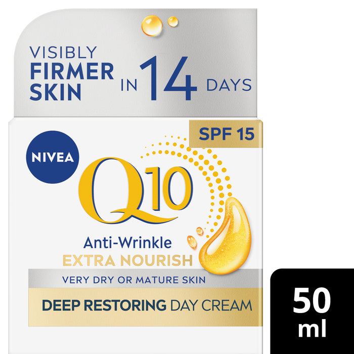 Nivea Q10 Power Day Cream Mature 60+ SPF 15 50ml