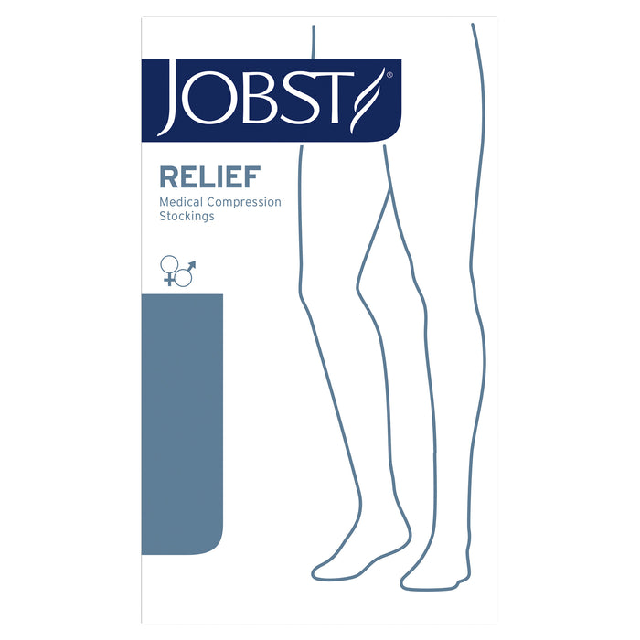 Jobst Relief Knee High Open Toe Large Beige 20-30mmHg